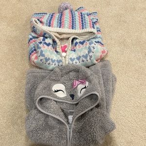Toddler girl hoodie bundle